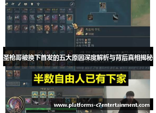 圣枪哥被换下首发的五大原因深度解析与背后真相揭秘