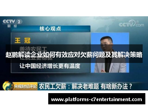 赵鹏解读企业如何有效应对欠薪问题及其解决策略