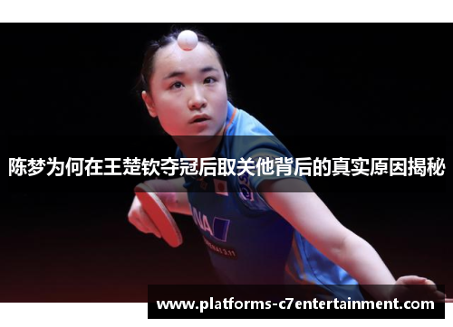 陈梦为何在王楚钦夺冠后取关他背后的真实原因揭秘 陈梦为何在王楚钦夺冠后取关他背后的真实原因揭秘
